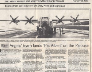 Blue Angels Land Fat Albert