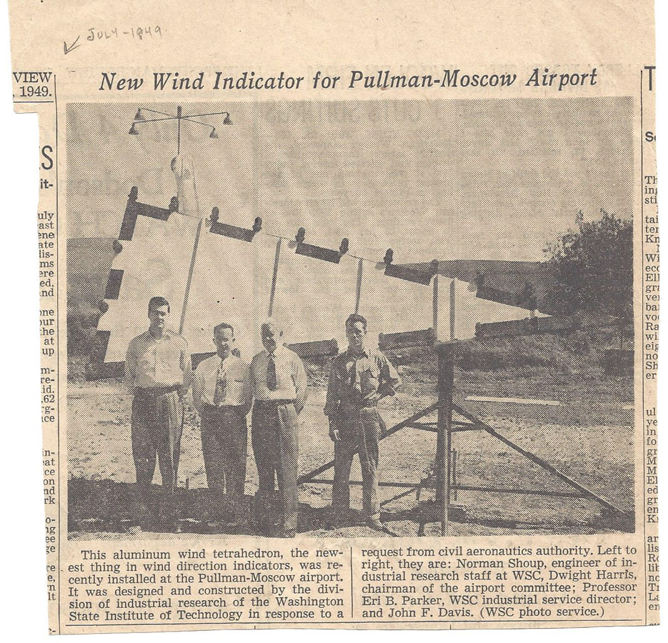 New Wind Indicator for PUW 1949